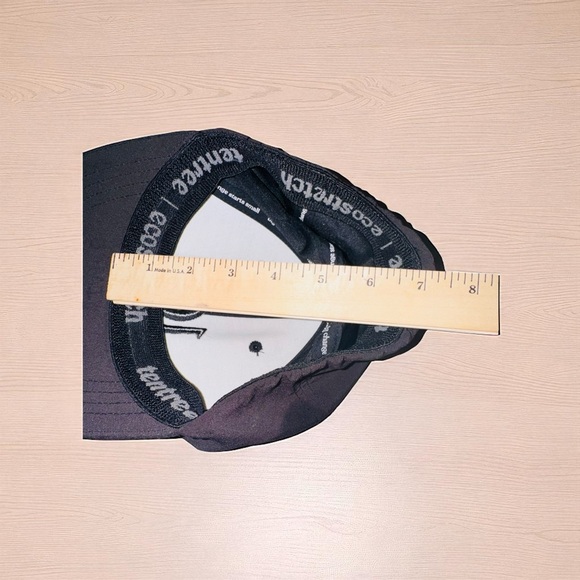 Tentree 10 Logo Thicket Hi Rise Black Hat Cap Adult Size L/XL - Picture 5 of 5